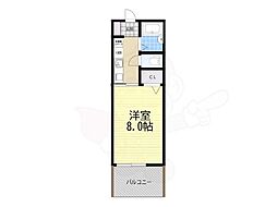 ヒロ参番館 1Kの間取図画像
