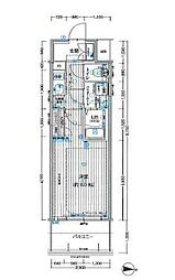 エスリード名古屋黒川グランス 1Kの間取図画像
