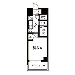 ファステート東別院シュプール 1Kの間取図画像