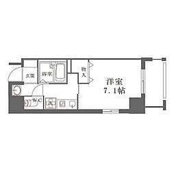 GP栄本町通り 1Kの間取図画像