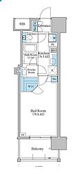 ブランシエスタ泉 1Kの間取図画像