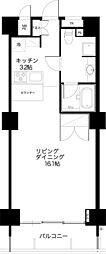 スクエア名駅南 1DKの間取図画像