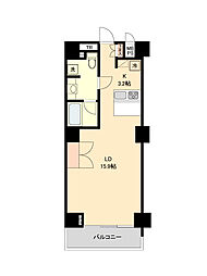 スクエア名駅南 1DKの間取図画像