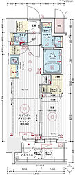 エステムコート名古屋TWINEAST 1LDKの間取図画像