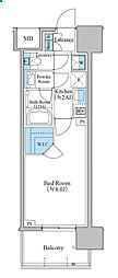 ブランシエスタ泉 1Kの間取図画像