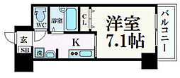 GP栄本町通り 1Kの間取図画像