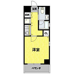 izumi 1Kの間取図画像