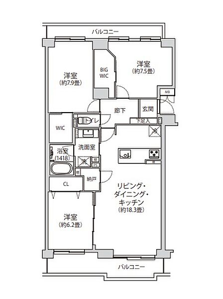 動線の良い間取りは住む人の使いやすさを一番に考えた設計です！計算されたゆとりとひかりが空間を演出！！永く住むを念頭に日々変化していくライフスタイルにも対応できるように思いやりのつまった間取りです！！！