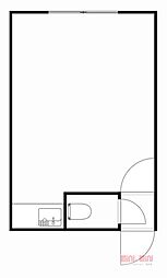 豊栄荘 ワンルームの間取図画像