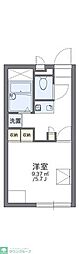 レオパレスIRON 1Kの間取図画像