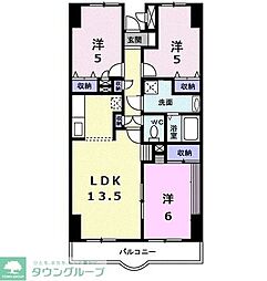グランドバレー 3LDKの間取図画像