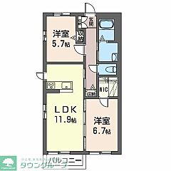 物件の間取り