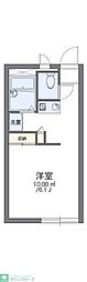 レオパレスたちばな 1Kの間取図画像