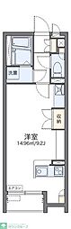 レオネクストエリタージュ ワンルームの間取図画像