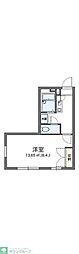 レオパレスウエストヴィラ・イワオ 1Kの間取図画像