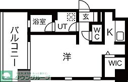 アーバンポイント高崎 1Kの間取図画像