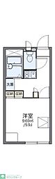 レオパレス桜木 1Kの間取図画像