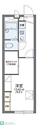 レオパレスウエノ 1Kの間取図画像