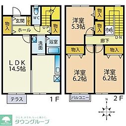 ソラティーオ 3LDKの間取図画像