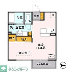ルミナス ワンルームの間取図画像