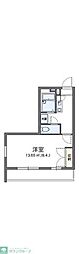 レオパレスリバティ・タカ 1Kの間取図画像