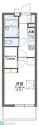 レオパレスCREST 1Kの間取図画像