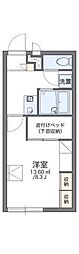 レオパレスKSS 1Kの間取図画像