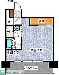 サンセリテ高崎 ワンルームの間取図画像