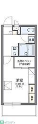 レオパレスKENT 1Kの間取図画像