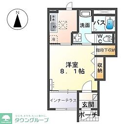 セリネット 1Kの間取図画像