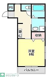 GRoVeHoUse 1Kの間取図画像