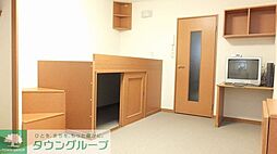 レオパレスクレスト石原 1階1Kのリビング/ダイニング