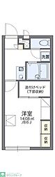 レオパレスSAKURA2 1Kの間取図画像