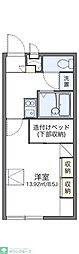レオパレスK・S 1Kの間取図画像