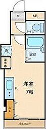 昇龍ビル ワンルームの間取図画像