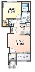 間取図画像 1LDK