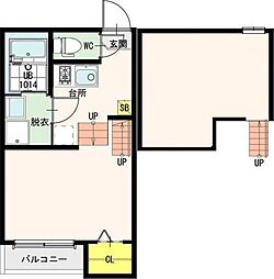 CERESIA仙台East 1Kの間取図画像