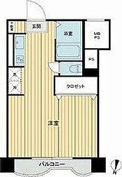 チサンマンション第5仙台 ワンルームの間取図画像