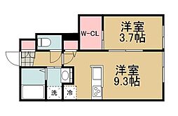 gr鹿野 1LDKの間取図画像