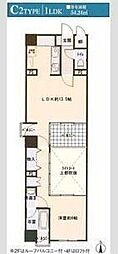 プレシャス二日町 1LDKの間取図画像