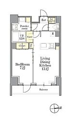 CLASSEUM(クラシアム)仙台新寺通 1LDKの間取図画像