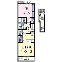 ニューマーベラス 1LDKの間取図画像