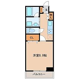 フレンドリー壱番館 1Kの間取図画像