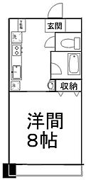 プランドビル本町 1Kの間取図画像