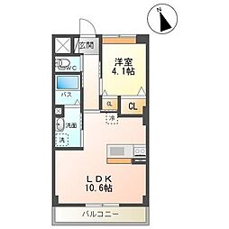 仙台市太白区柳生2丁目マンション 1LDKの間取図画像