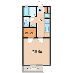 イデアーレY・S 1Kの間取図画像
