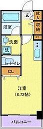 ルミエール日泉 ワンルームの間取図画像