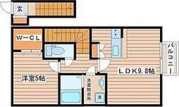 Palmas 1LDKの間取図画像