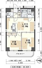 物件の間取り