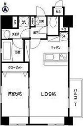 カルロ定禅寺通 1LDKの間取図画像